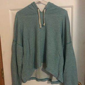 Blue sweatshirt (semi-cropped)